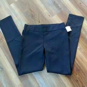 NWT JUN & MIN THICK FEELING BLACK LEGGINGS.